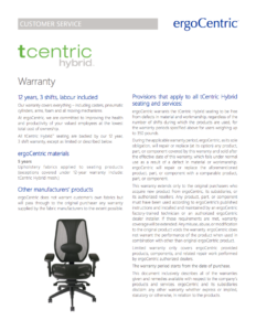 tCentric Hybrid Warranty